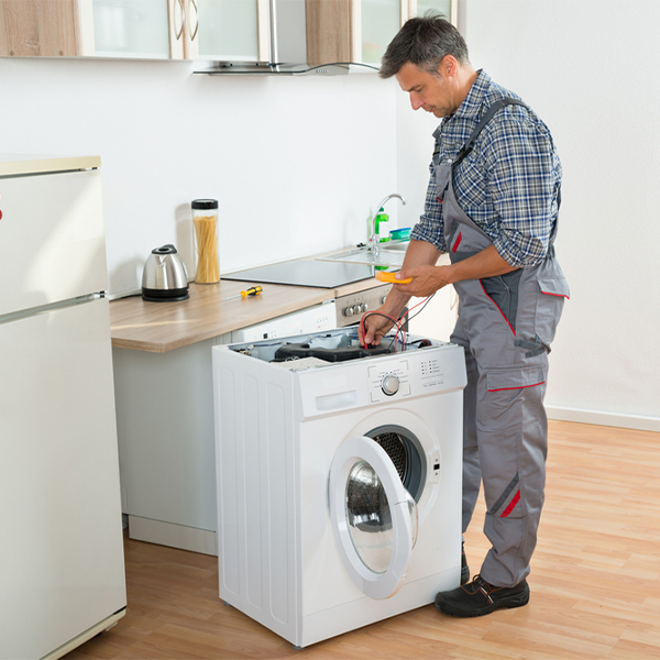 can you walk me through the steps of troubleshooting my washer issue in Peletier North Carolina